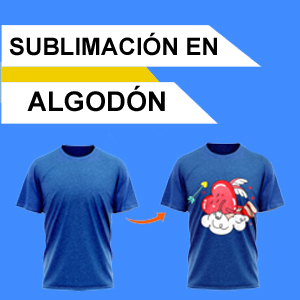 La sublimación en algodón